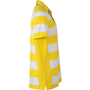 Polo rayé homme manches courtes Au choixjaune soleil/blanc
