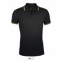 Polo sol's pasadena men NoirNoir / Lime