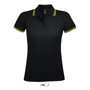 Polo sol's pasadena women NoirNoir / Lime