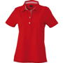 Polo uni femme manches courtes Vichy Au choixrouge/blanc