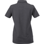 Polo uni femme manches courtes Vichy Au choixgraphite/blanc