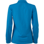 Polo uni femme manches longues Au choixturquoise