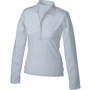Polo uni femme manches longues Blancblanc