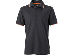 Polo uni homme manches courtes