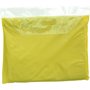 Poncho en vinyle avec capuche Jaunejaune