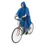 Poncho pour cycliste avec capuche, taille universe Bleubleu
