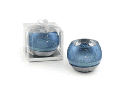 Porte-bougie chauffe-plat azur-85x95mm