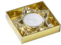 Porte-bougie en verre