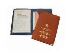 Porte carte grise de luxe