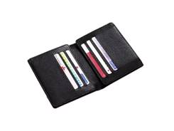 Porte cartes publicitaire cuir véritable