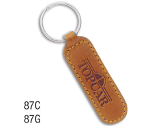 Porte-clé cuir alongé