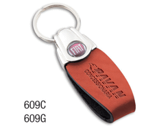 Porte-clé en cuir fiat