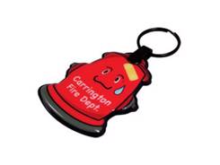 Porte clé en pvc flex à la forme publicitaire