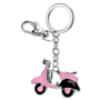 Porte cle métal vespa rose Roserose