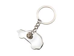 Porte clé publicitaire voiture en métal