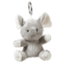 Porte clés animal en peluche Éléphant Grisgris