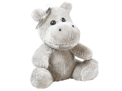 Porte clés animal en peluche hippopotame