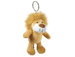 Porte clés animal en peluche lion