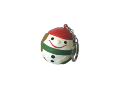 Porte-clés anti-stress Bonhomme de Neige