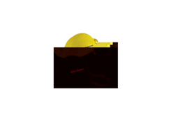 Porte-clés anti-stress Casque de Chantier