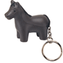 Porte clés Anti-stress Cheval Au choixmarron foncé