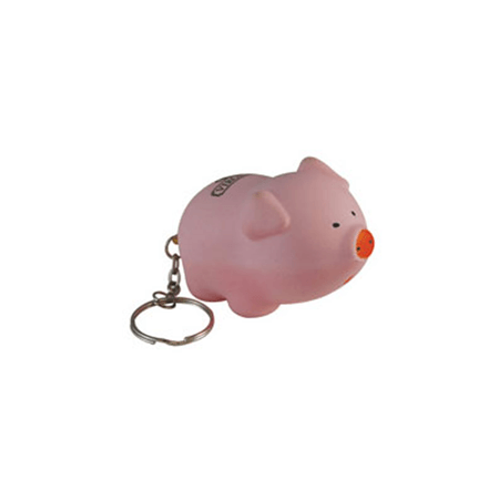 Peluche Porte-clés Cochon Rose - 14 Cm - Marque Onwomania - Neuf - Pour Enfants Et Ados