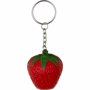 Porte-clés anti-stress 'fruit' en PU. Rougerouge