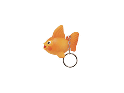 Porte-clés anti-stress Poisson Rouge
