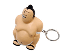 Porte-clés anti-stress Sumo