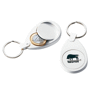 Porte-cles avec jeton Blancblanc