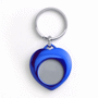 Porte-clés avec jeton métallique Bleubleu marine