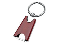 Porte-cles bois/brillant