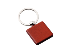 Porte-cles bois carre