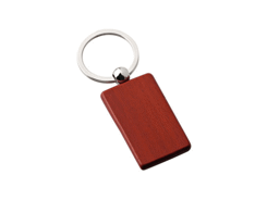 Porte-cles bois rectangulaire