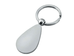 Porte-cles chrome goutte
