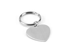 Porte-clés coeur aluminium