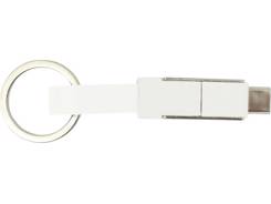 Porte-clés composé d'un câble usb publicitaire