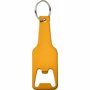 Porte-clés décapsuleur en aluminium. publicitaire Jaunejaune