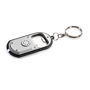 Porte-clés décapsuleur lumineux Noirargenté/noir