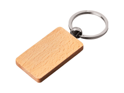 Porte-clés en bois rectangulaire