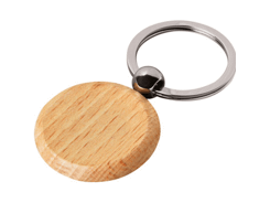 Porte-clés en bois rond