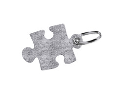 Porte-clés en feutre puzzle