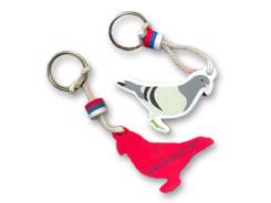 Porte clés en mousse eva sur mesure publicitaire