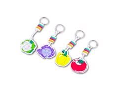 Porte clés en mousse légume