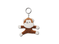Porte-clés en peluche singe