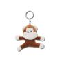 Porte-clés en peluche singe Marronmarron