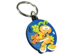 Porte clés en PVC 3D une face