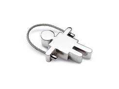 Porte clés garçon métal