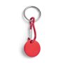 Porte cles jeton - aluminium Rougerouge