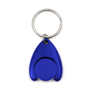 Porte-clés jeton attache métal Bleubleu marine
